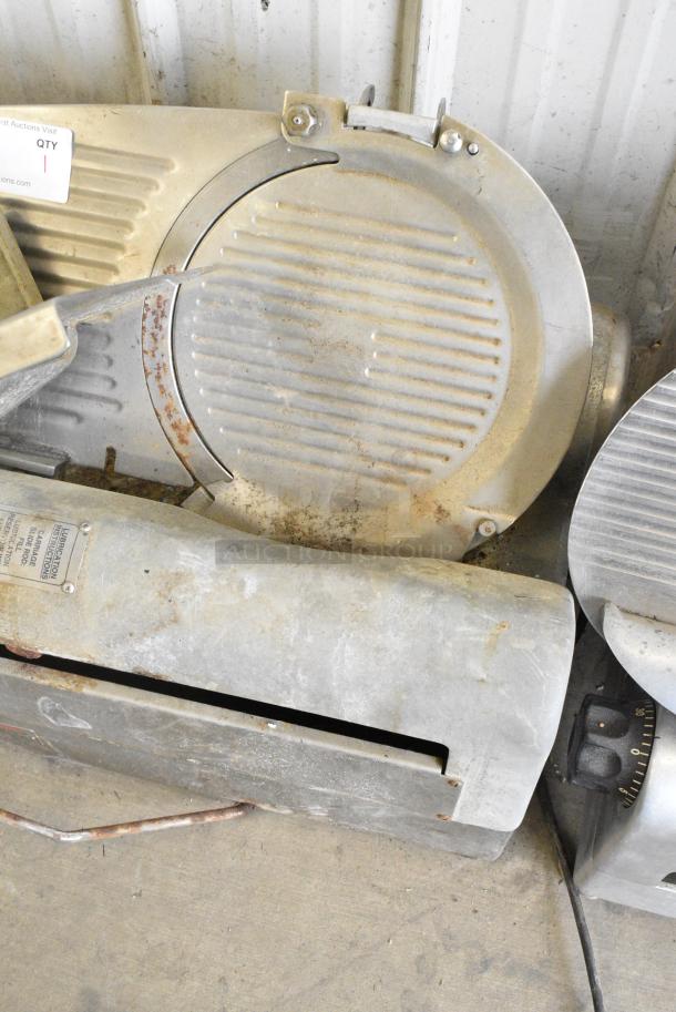 Hobart 1712E Metal Commercial Countertop Meat Slicer. 115 Volts, 1 Phase. Tested and Does Not Power On - Image 2 of 7