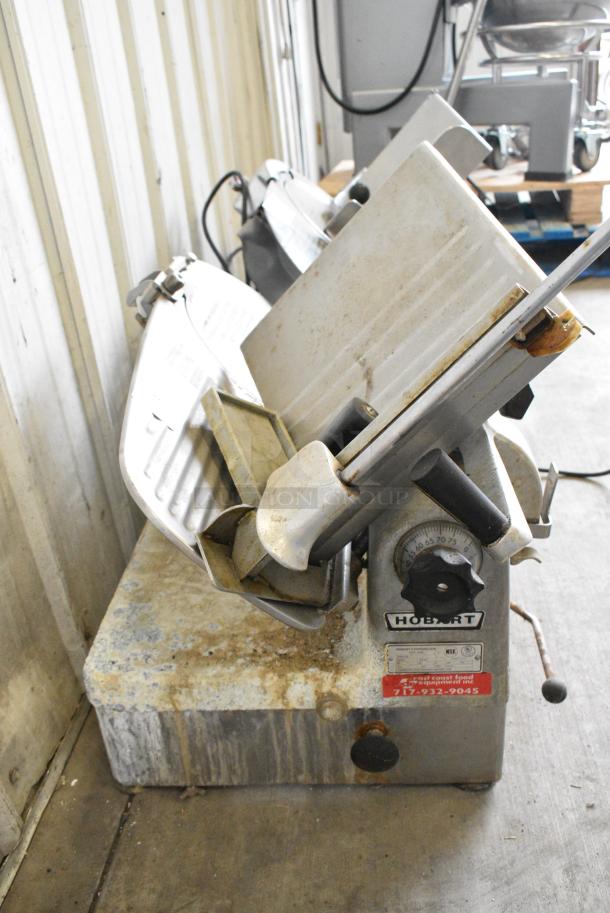 Hobart 1712E Metal Commercial Countertop Meat Slicer. 115 Volts, 1 Phase. Tested and Does Not Power On - Image 3 of 7