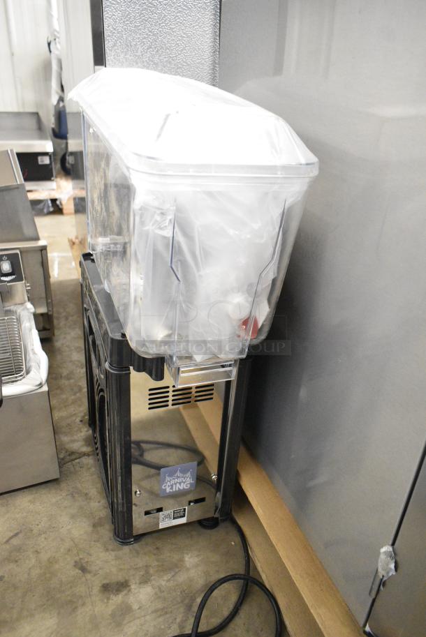 BRAND NEW SCRATCH AND DENT! Carnival King 382RBD3G1 Single 3 Gallon Bowl Refrigerated Beverage Dispenser. 120 Volts, 1 Phase. Tested and Working! - Image 1 of 5
