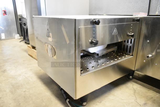 BRAND NEW SCRATCH AND DENT! Cooking Performance Group CPG 351ICOED Stainless Steel Commercial Countertop Electric Powered Conveyor Pizza Oven. No Conveyor. 240 Volts, 1/3 Phase. - Image 1 of 8