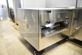BRAND NEW SCRATCH AND DENT! Cooking Performance Group CPG 351ICOED Stainless Steel Commercial Countertop Electric Powered Conveyor Pizza Oven. No Conveyor. 240 Volts, 1/3 Phase.