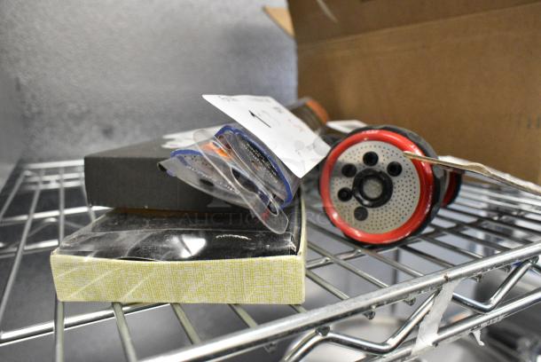 5 BRAND NEW SCRATCH AND DENT! Items Including 470M14706 Mercer Culinary M14706 6" Cleaver, 407JAS10055B Thunder Group 7" Stainless Steel Angled Cleaver with Riveted Wood Handle, 017858R0423 Chapin Spray Nozzle, 2 Zesters. 5 Times Your Bid! - Image 2 of 12