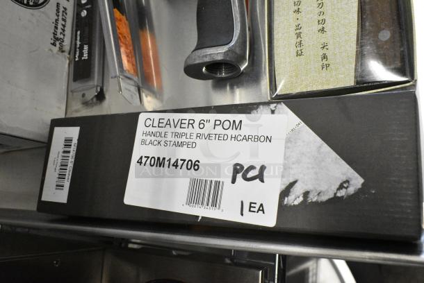 5 BRAND NEW SCRATCH AND DENT! Items Including 470M14706 Mercer Culinary M14706 6" Cleaver, 407JAS10055B Thunder Group 7" Stainless Steel Angled Cleaver with Riveted Wood Handle, 017858R0423 Chapin Spray Nozzle, 2 Zesters. 5 Times Your Bid! - Image 3 of 12