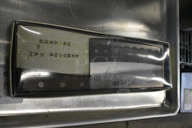 5 BRAND NEW SCRATCH AND DENT! Items Including 470M14706 Mercer Culinary M14706 6" Cleaver, 407JAS10055B Thunder Group 7" Stainless Steel Angled Cleaver with Riveted Wood Handle, 017858R0423 Chapin Spray Nozzle, 2 Zesters. 5 Times Your Bid! - Image 6 of 12
