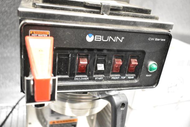BRAND NEW SCRATCH AND DENT! 2024 Bunn CWTF15 Stainless Steel Commercial Countertop Coffee Machine w/ Hot Water Dispenser and Metal Brew Basket. 120 Volts, 1 Phase. - Image 3 of 7