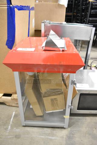 BRAND NEW SCRATCH AND DENT! Carnival King 382PM850 8 oz. Commercial Popcorn Machine / Popper. 120 Volts, 1 Phase. Tested and Working!