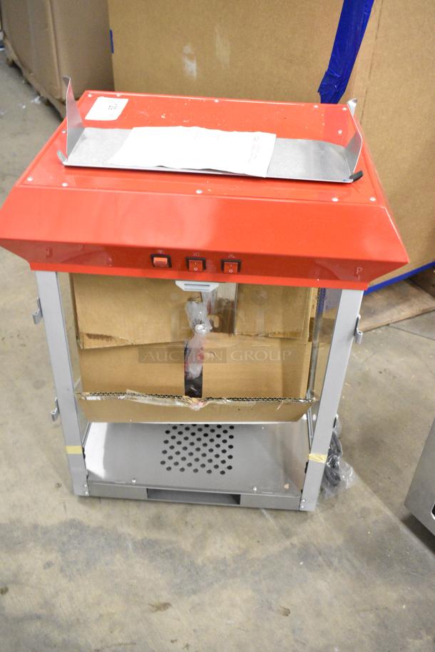 BRAND NEW SCRATCH AND DENT! Carnival King 382PM850 8 oz. Commercial Popcorn Machine / Popper. 120 Volts, 1 Phase. Tested and Working! - Image 2 of 5