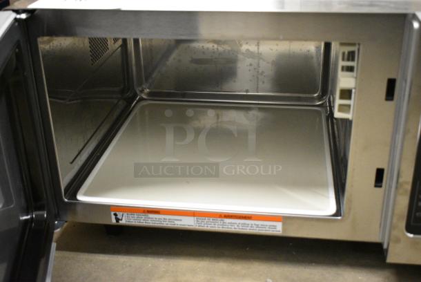 BRAND NEW SCRATCH AND DENT! 2024 Solwave 180MW1000D Stainless Steel Commercial Microwave with Dial Control. 120 Volts, 1 Phase. - Image 4 of 6