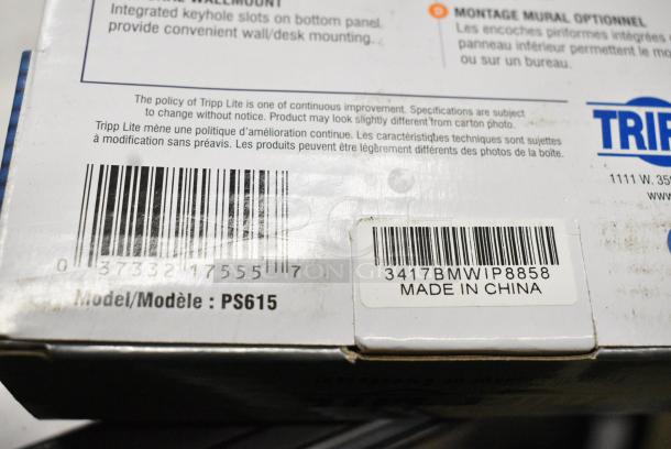 3 BRAND NEW! Tripp lite PS615 Power It Power Strips. 3 Times Your Bid! - Image 5 of 5