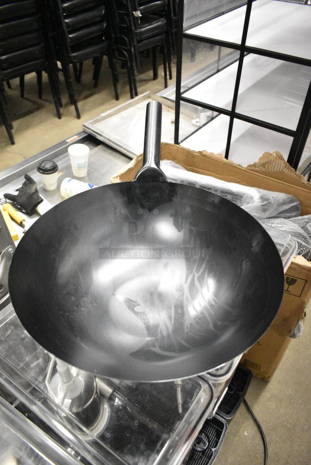 3 BRAND NEW SCRATCH AND DENT! Metal Wok. 3 Times Your Bid! - Image 3 of 4