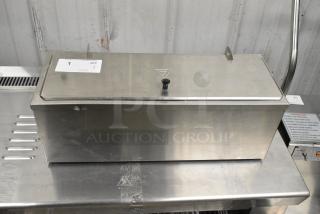 BRAND NEW SCRATCH AND DENT! 2024 Carnival King 382CDPW3 Stainless Steel 3 Qt. Triple Cone Dip Warmer. 120 Volts, 1 Phase. Tested and Working!