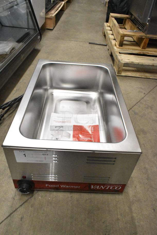 BRAND NEW SCRATCH AND DENT! Avantco 177W50 Stainless Steel 12" x 20" Full Size Electric Countertop Food Warmer. 120 Volts, 1 Phase. Tested and Working! - Image 4 of 7