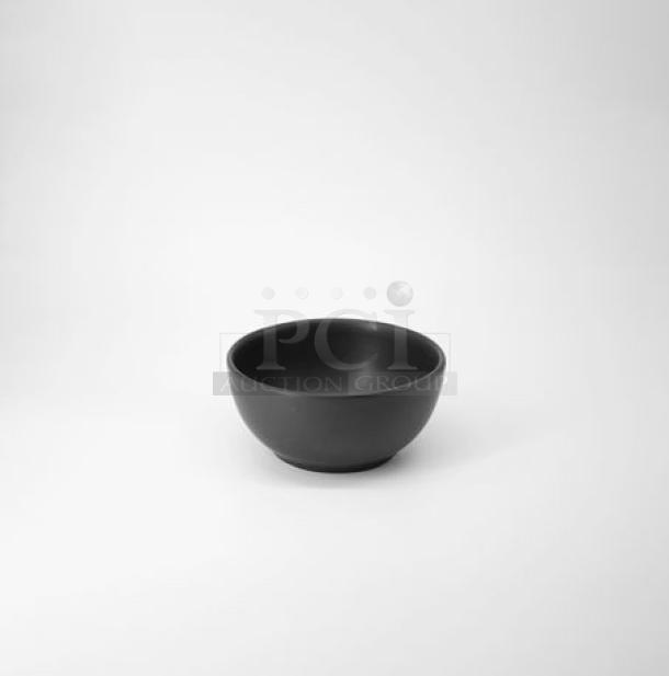 120 BRAND NEW! Boxes of 12 Steelite B911P278 Chena Black Ensenada Bowl, 4-1/2" diameter, 8-3/4 ounce capacity, Anfora. 120 Times Your Bid! - Image 1 of 3