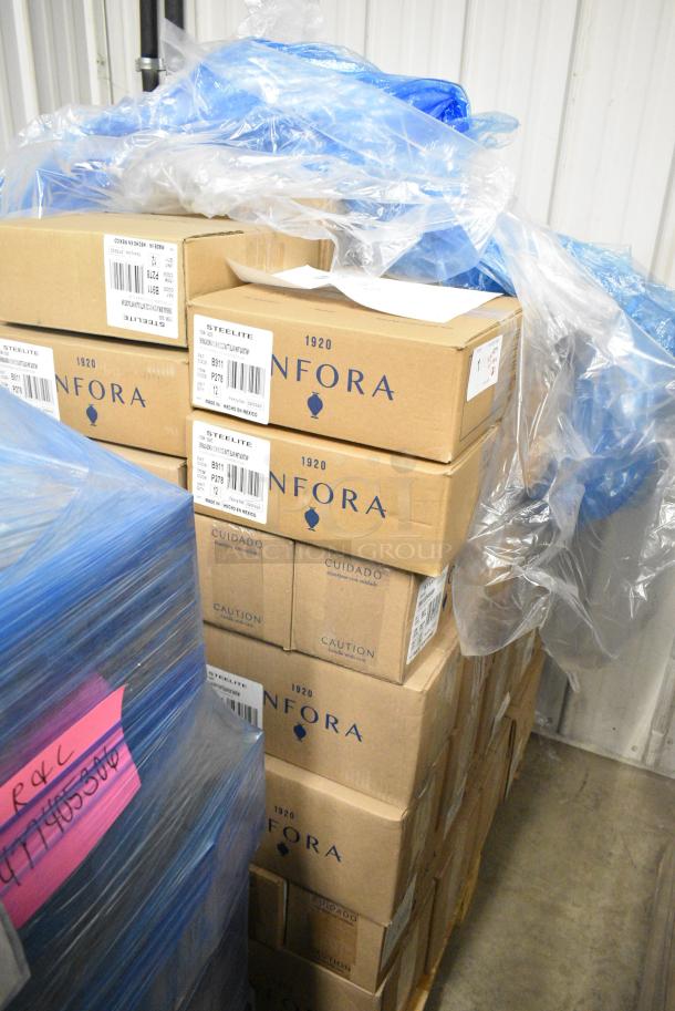 120 BRAND NEW! Boxes of 12 Steelite B911P278 Chena Black Ensenada Bowl, 4-1/2" diameter, 8-3/4 ounce capacity, Anfora. 120 Times Your Bid! - Image 2 of 3