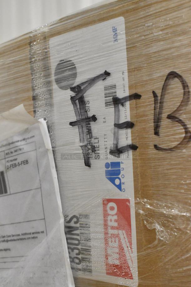 16 BRAND NEW! Boxes including 1830NS Metro® Super Erecta® 18x30 Shelf. 16 Times Your Bid! - Image 3 of 4