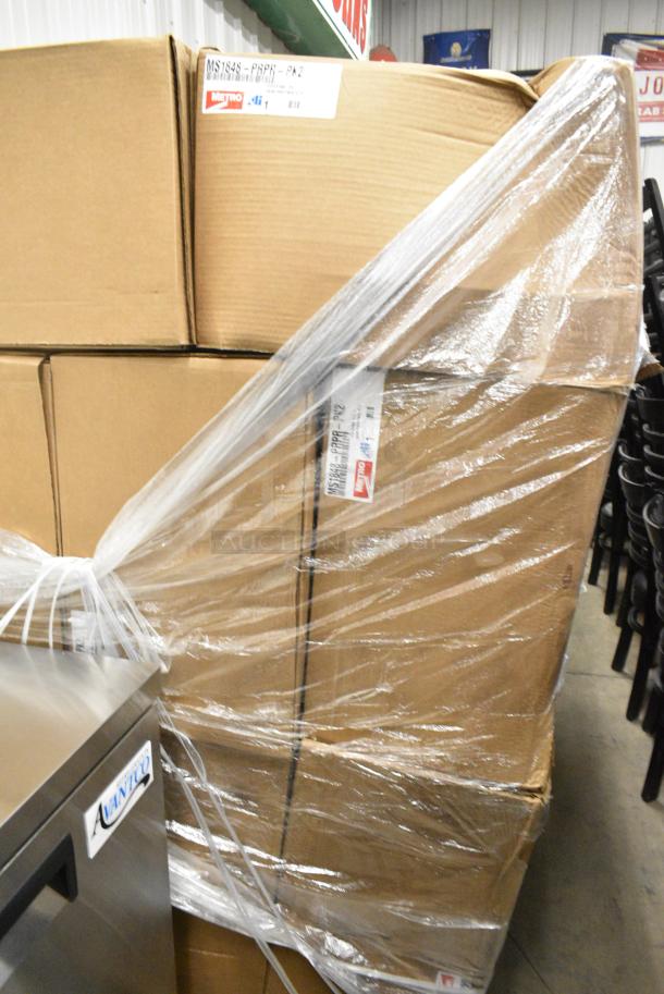 8 BRAND NEW! Boxes Including MS1848-PRPR-PK2 PrepMate MultiStation with Accessory Pack and SuperErecta Pro Shelving - 50" x 19 3/8" x 39 1/8". 8 Times Your Bid! - Image 2 of 4