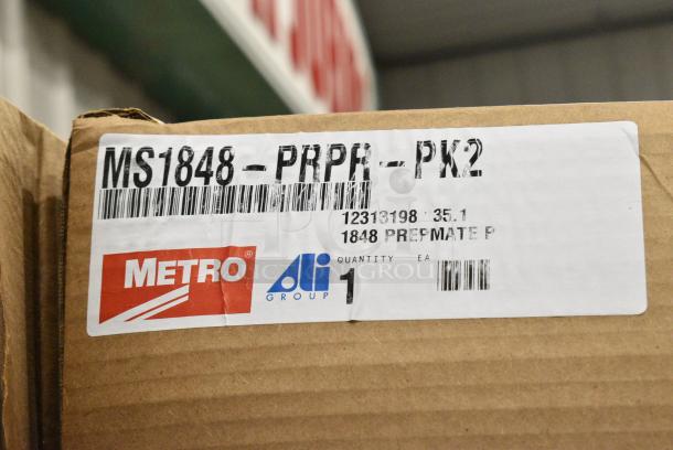 8 BRAND NEW! Boxes Including MS1848-PRPR-PK2 PrepMate MultiStation with Accessory Pack and SuperErecta Pro Shelving - 50" x 19 3/8" x 39 1/8". 8 Times Your Bid! - Image 3 of 4