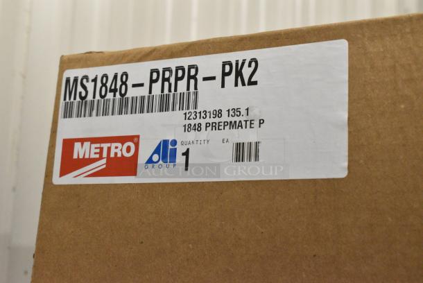 8 BRAND NEW! Boxes Including MS1848-PRPR-PK2 PrepMate MultiStation with Accessory Pack and SuperErecta Pro Shelving - 50" x 19 3/8" x 39 1/8". 8 Times Your Bid! - Image 4 of 4