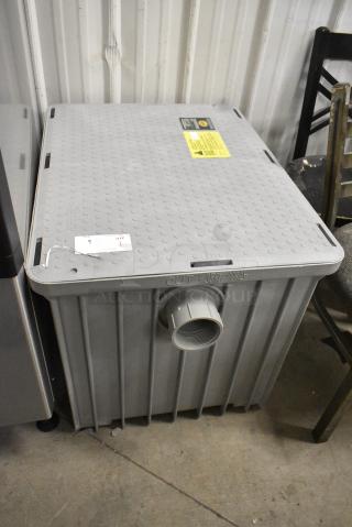 BRAND NEW SCRATCH AND DENT! Endura 3950A03T 100 lb. 50 GPM Grease Trap with 3" Threaded Connections