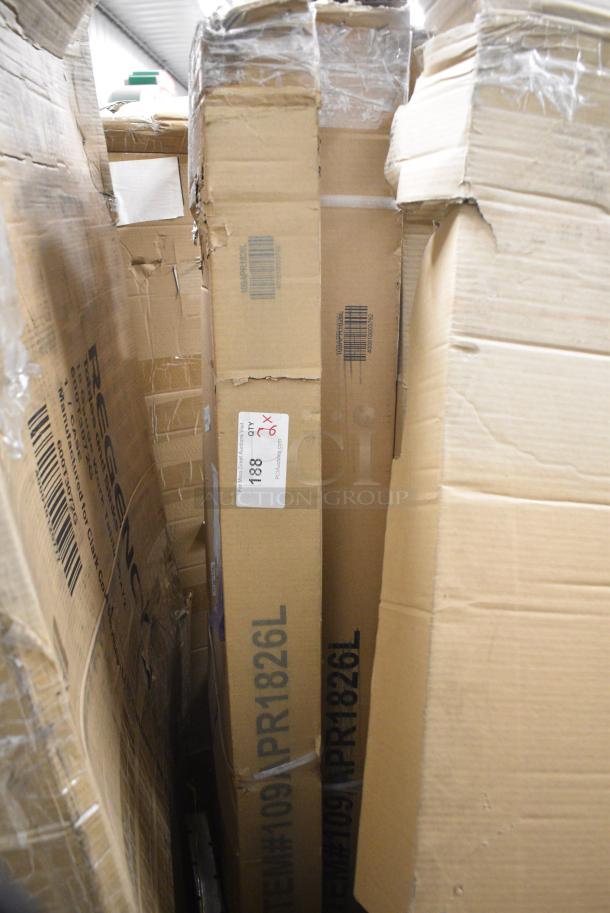 2 BRAND NEW SCRATCH AND DENT! Regency 109APR1826L 20 Pan Side Load Bun / Sheet Pan Rack - Unassembled. May Be Missing Pieces. 2 Times Your Bid! - Image 2 of 5