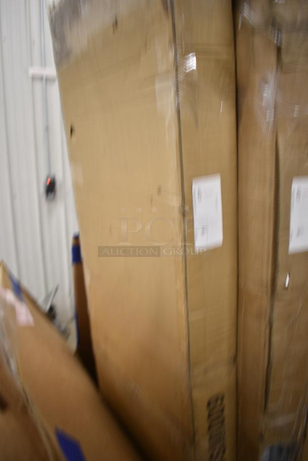 BRAND NEW SCRATCH AND DENT! Regency 600WS1872HD 16 Gauge Stainless Steel 18" Wide Heavy Duty Wall Shelf. May Be Missing Pieces. - Image 4 of 4