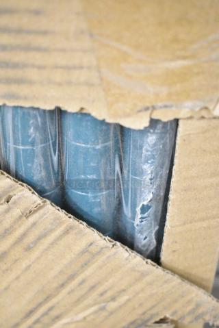 BRAND NEW SCRATCH AND DENT! Box of 4 Regency 460EGPC64 64" NSF Green Epoxy Mobile Shelving Post