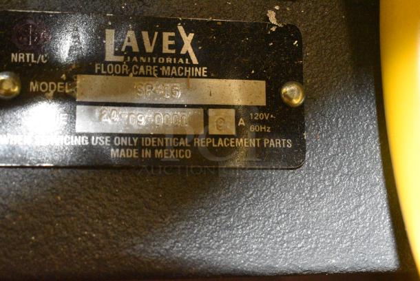 BRAND NEW SCRATCH AND DENT! Lavex SP-15 Metal Commercial Floor Cleaning Machine. 120 Volts, 1 Phase. Tested and Does Not Power On - Image 6 of 13