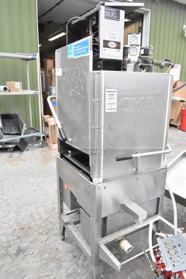 CMA HTCB Stainless Steel Commercial Corner Pass Through Dishwasher. 208-240 Volts, 3 Phase. - Image 3 of 6
