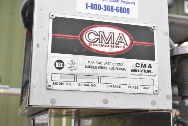 CMA HTCB Stainless Steel Commercial Corner Pass Through Dishwasher. 208-240 Volts, 3 Phase. - Image 6 of 6