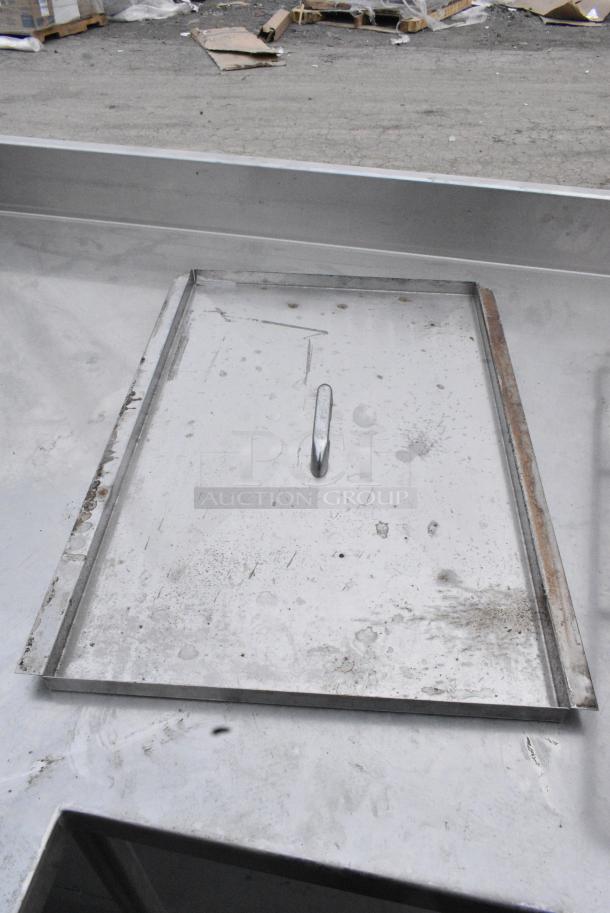ALL ONE MONEY! Lot of Wire Rack, Metal Pans and Metal Panel - Image 2 of 4