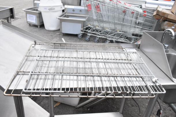 ALL ONE MONEY! Lot of Wire Rack, Metal Pans and Metal Panel - Image 3 of 4