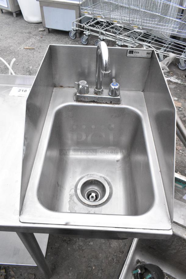 Stainless Steel Counter w/ Single Bay Sink and Under Shelf. - Image 4 of 7