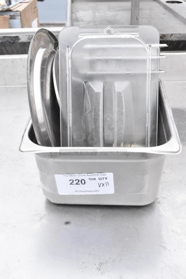 ALL ONE MONEY! Lot of Various Items Including Stainless Steel Drop In Bins - Image 1 of 4