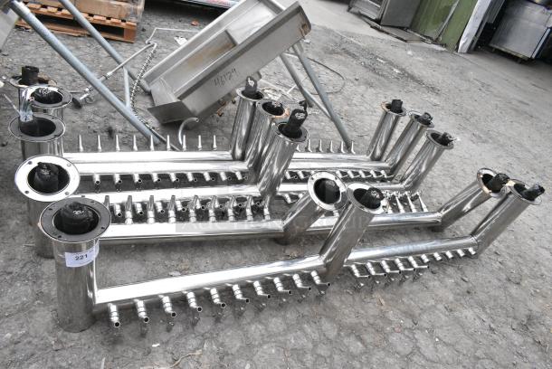 5 Stainless Steel 20 Tap Beer Towers. 5 Times Your Bid! - Image 1 of 4
