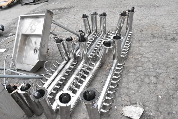 5 Stainless Steel 20 Tap Beer Towers. 5 Times Your Bid! - Image 2 of 4