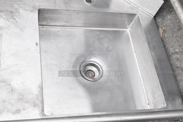 Eagle Stainless Steel Commercial Single Bay Dirty Side Left Side Dish Table. - Image 4 of 5