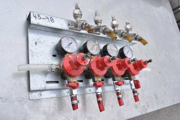 6 Panels of Gauges for Beer Towers in White Poly Bin 6 Times Your Bid! - Image 4 of 8