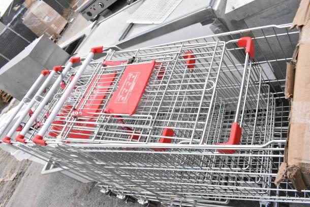 4 Metal Shopping Cart on Commercial Casters. 4 Times Your Bid! - Image 3 of 4