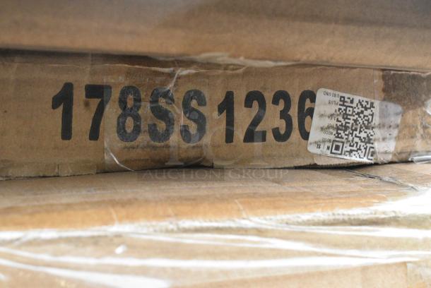 10 BRAND NEW SCRATCH AND DENT! Items Including 600UT1848S Regency Adjustable Stainless Steel Work Table Undershelf for 18" x 48" Tables - 18 Gauge, Avantco 178SS1236 12" x 36 1/4" Stainless Steel Single Deck Overshelf, 600B31014213 Regency 3 Bowl Underbar Sink with Two Drainboards - 60" x 18 3/4", 423HSW2072 ServIt 72" Stainless Steel Heated Shelf Warmer - 1152W, 120V, 460EG2460DR1 Regency 24" x 60" Green Epoxy Wire Drying Rack Shelf - 1 1/4" Slots, 465B1848KE5 Steelton 18" x 48" NSF Black Epoxy 5-Shelf Kit with 72" Posts, 600ES3060G Regency 30" x 60" 16-Gauge Stainless Steel Equipment Stand with Galvanized Undershelf. 10 Times Your Bid! May Be Missing Pieces. - Image 4 of 10