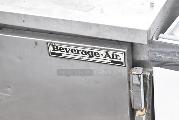 Beverage Air SP48-12 Stainless Steel Commercial Prep Table on Commercial Casters. 115 Volts, 1 Phase. - Image 3 of 9