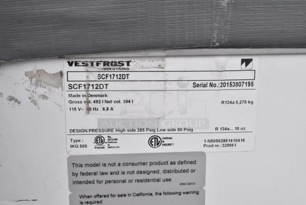 Vestfrost SCF1712DT Metal Chest Freezer Merchandiser. 115 Volts, 1 Phase. - Image 6 of 6
