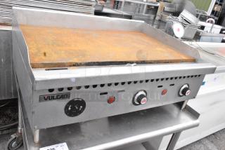 Vulcan Stainless Steel Commercial Countertop Flat Top Griddle.