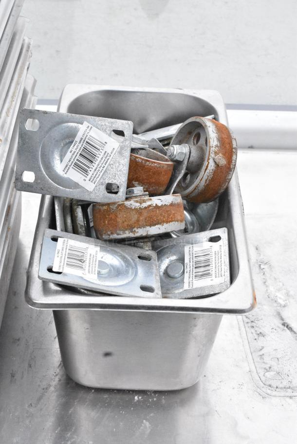 ALL ONE MONEY! Lot of Various Stainless Steel Drop In Bins. - Image 3 of 6