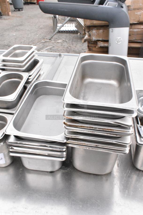 ALL ONE MONEY! Lot of Various Stainless Steel Drop In Bins. - Image 5 of 6