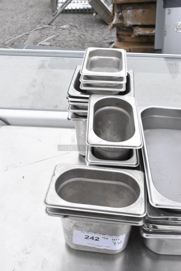 ALL ONE MONEY! Lot of Various Stainless Steel Drop In Bins. - Image 6 of 6