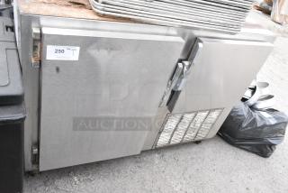 Stainless Steel Commercial 2 Door Undercounter Cooler. 115 Volts, 1 Phase.