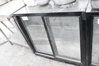 Summit SCR700B Metal Commercial 2 Door Undercounter Cooler Merchandiser. 115 Volts, 1 Phase.