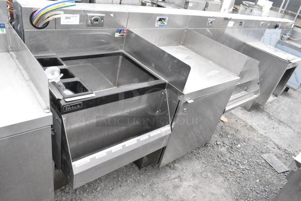Perlick Stainless Steel Ice Bin w/ Speedwell, Counter, Door and Bottle Riser. - Image 1 of 8