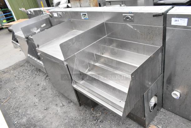 Perlick Stainless Steel Ice Bin w/ Speedwell, Counter, Door and Bottle Riser. - Image 2 of 8