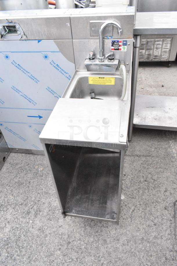 Perlick Stainless Steel Unit w/ Single Bay Sink and Drain Board. - Image 3 of 9